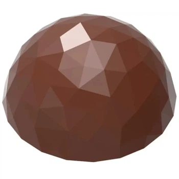 Форма для шоколада Chocolate World Сфера з гранями 3х8 шт 8,5 г (12024 CW)