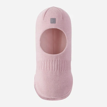 Детская зимняя шапка-шлем вязаная для девочки Reima Starrie 5300044C-4010 48 Светло-розовая (6438557129655)