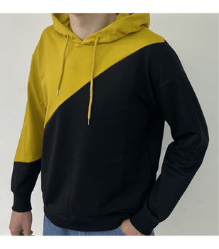 Комбинированное худи HECTOR - HECTOR - 17292 - XXL - Желтый/Черный