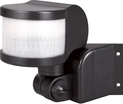 Датчик движения инфракрасный E.Next e.sensor.pir.13.black(черный) 270° (крепление на угол) IP44 s061019