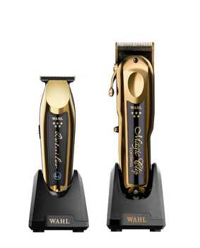 Профессиональный набор для стрижки Wahl Gold Limited Edition Cordless: машинка Magic Clip, триммер Detailer