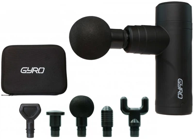 Перкусійний масажер GYRO Muscle Mini C Gun Massager Black (GYRO-MiniC)