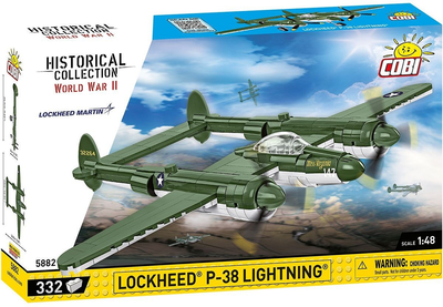 Конструктор Cobi Lockheed P-38 Lightning 332 елементи (5902251058821)