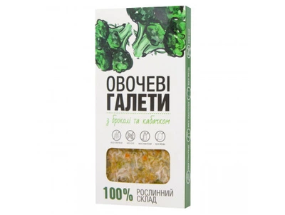 Овочеві галети з броколі та кабачком заморожені PlantFood 240 г (20108663)