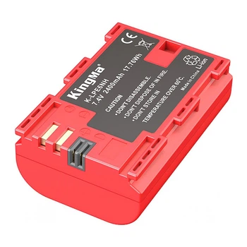 Акумулятор KingMa LP-E6NH 2400 mAh для Canon EOS R5/R6/R7/5D IV/6D II/7D II/90D/80D/70D/60D/5DS/5DS R