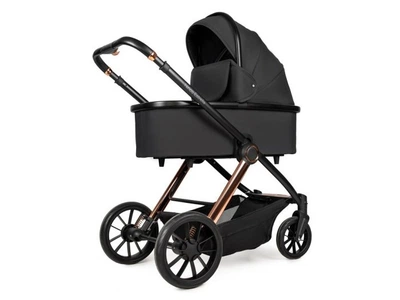 Коляска универсальная 3 в 1 Estrella, Ninos (black gold)