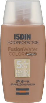 Сонцезахисний крем Isdin Fotoprotector Fusion Water Color SPF50 Medium 50 мл (8470001878199)