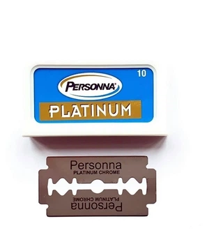 Леза для бритви Personna Platinum Blue (10 лез)