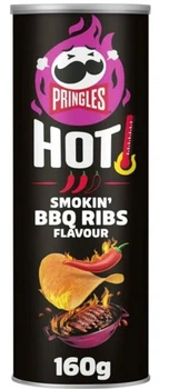 Чипсы Pringles HOT Smokin’ BBQ Ribs 160г