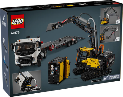 Конструктор LEGO Technic: Вантажівка Volvo FMX та екскаватор EC230 Electric 2274 елементи (42175)