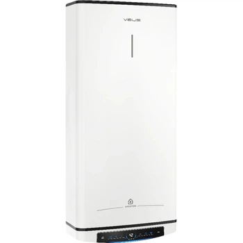 Водонагрівач Ariston серії Velis Pro Dry WiFi 50 EU (3100908), 1,5 кВт, 50 л, накопичувальний, універсальний монтаж, прямокутний плоский, 2 сухих ТЕН, електронне/WiFi управління, клас B