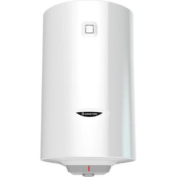 Водонагрівач Ariston серії Pro1 R 50 V 1,5K PL DRY (3201450), накопичувальний, вертикальний монтаж, циліндричний, 2 сухих ТЕН, електронне управління, клас C