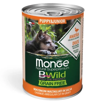 Вологий корм для собак Monge Dog Wet Bwild Puppy & Junior 400 г