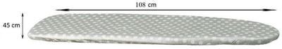 Покриття для прасувальної дошки Arredamenti Fodera Зелене 135 x 45 см (8023856626134)