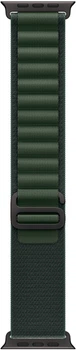 Pasek Apple AlpineLoop Black Titanium Finish do Apple Watch 49mm Dark Green Small (APL_MYPQ3)