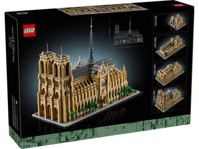 Конструктор LEGO Architecture: Нотр-Дам в Париже 4383 элемента (21061)