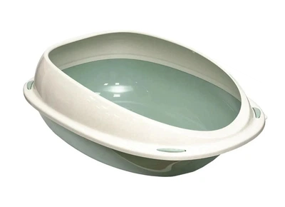 Пластиковий туалет Georplast Shuttle для кішок, 45×36×15.5 см, зелений