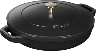 Zestaw naczyń Staub z pokrywką czarny 24 cm 2 szt (40508-383-0)