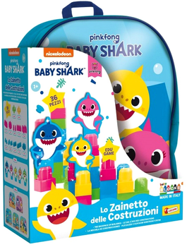 Конструктор Lisciani Baby Shark в рюкзаке 32 детали (8008324083770)