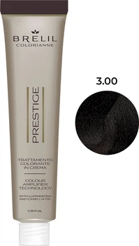 Профессиональная крем краска для волос Brelil Colorianne Prestige оттенок 3.00 100 мл стойкая