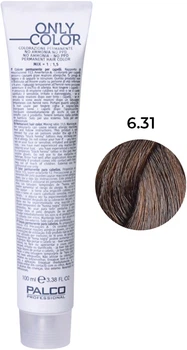 Крем-краска для волос безаммиачная Palco Only Color 6.31 Темно-песочный блонд 100 мл