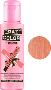 Тинт-краска для волос персиковый коралл Crazy Color, 100 мл
