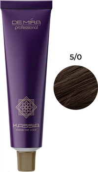 Крем-краска для волос DEMIRA Professional Kassia 5/0 шатен натуральный, 90 мл