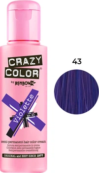 Краска для волос Crazy Color №43 Violette (фіолетовий), полуперманентная, 100 мл