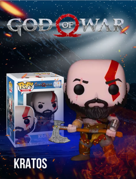 Кратос фигурка Кратос с топором бог войны виниловая фигурка Funko pop Kratos with Axe №269