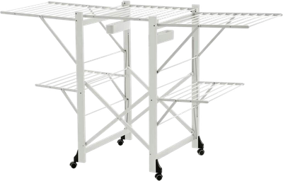 Suszarka na pranie Arredamenti Gabbiano na kółkach biała 175 x 67 cm (8023856600028)