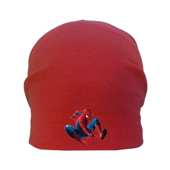 Шапка детская Человек паук красная (Spiderman - 002) 50-52 см