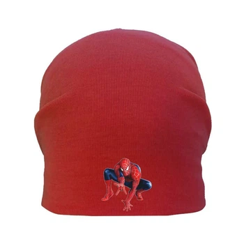 Шапка детская Человек паук красная (Spiderman - 001) 50-52 см