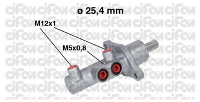 Гальмівний циліндр головний Mazda 3 03-14 Cifam (202543)