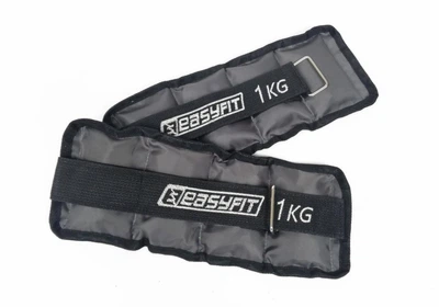 Утяжелители для ног и рук с металлом EasyFit Metal 1 кг (пара) 4630062