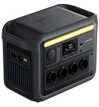 Портативная автоматическая зарядная станция Anker SOLIX C1000X LiFePO₄ с системой защиты 600 Вт/1200 Вт