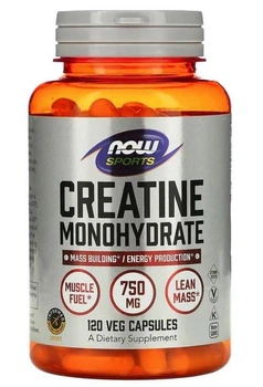Креатин Now Foods Sports Creatine Monohydrate 750 мг 120 капсул