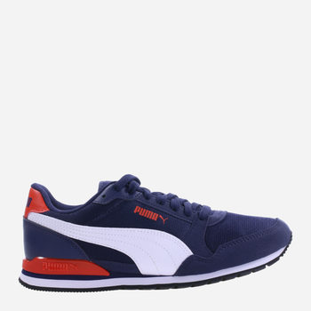 Підліткові кросівки для хлопчика Puma ST Runner v3 Mesh Jr 385510-09 37 Темно-сині (4065449696944)