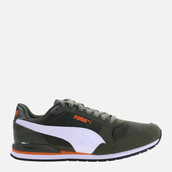 Buty sportowe chłopięce Puma ST Runner v3 Mesh Jr 385510-15 37 Oliwkowe (4065452415594)