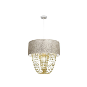 Люстра Milagro MLP-6447 Almeria white/gold 1*E27 60w