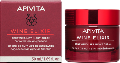 Krem na noc Apivita Wine Elixir liftingujący 50 ml (5201279078652)