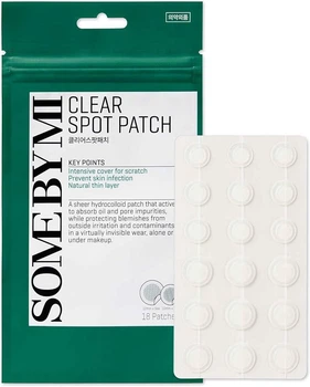 Патчи Some By Mi Clear Spot Patch от воспалений и акне 18 шт до 05.11.2026