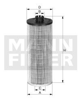 Масляный фильтр MANN HU8012Z