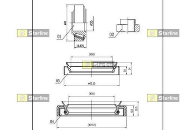 Подшипник колёсный STARLINE S LO 00687