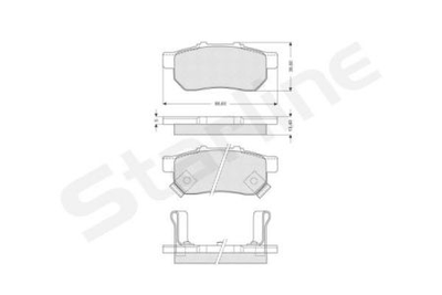 Колодки гальмові дискові STARLINE S BD S149