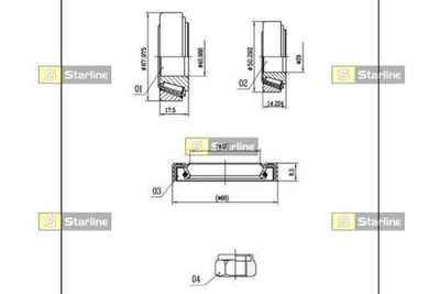 Колісний підшипник STARLINE S LO 00802