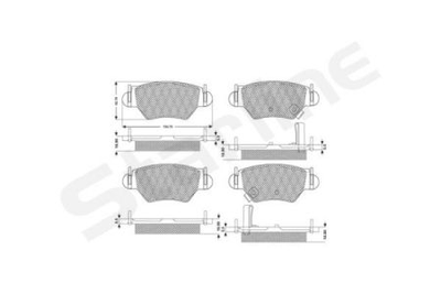 Колодки гальмові дискові STARLINE S BD S098