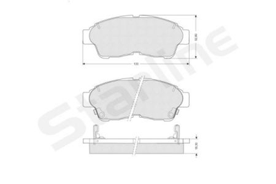 Колодки гальмові дискові STARLINE S BD S094