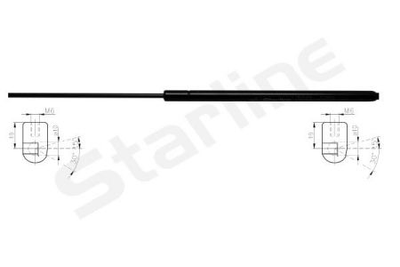 Амортизатор багажника STARLINE S 36.73.815