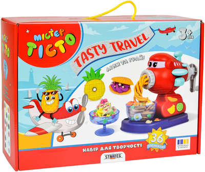 Набір для творчості Strateg Містер тісто Tasty travel (4823113869113)
