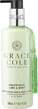 Лосьон для рук и тела Grace Cole Grapefruit, Lime & Mint, 300 мл